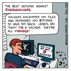 Ted Rall: The Best Defense Against Ransomware