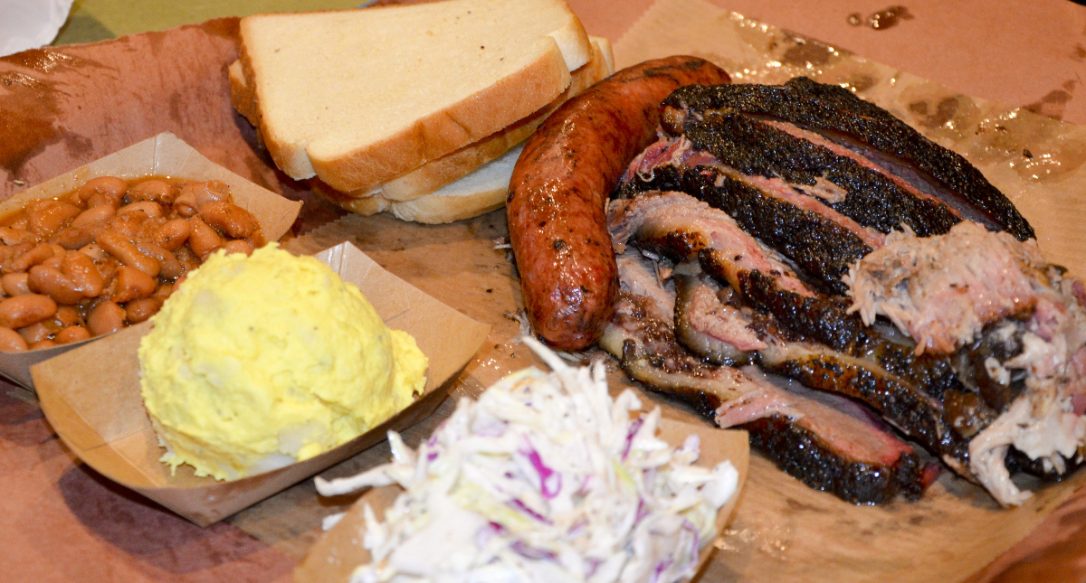 Franklin Barbecue SXSW 2015 meal